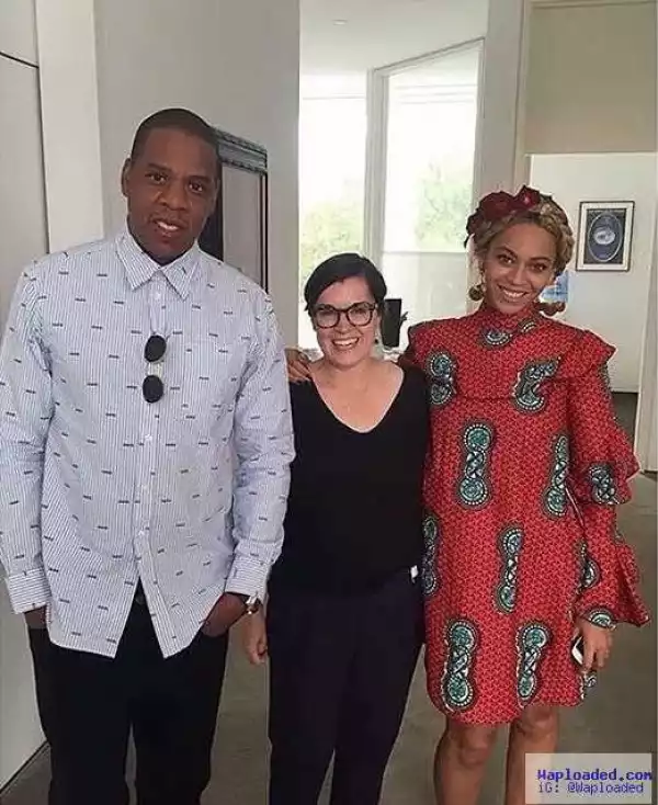 Photos: Beyonce Looks Beautiful As She Steps Out In Ankara Attire With Jay Z